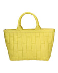 Ofelia Borsa a mano da donna Vera pelle SANEM 84-GIALLO Chiara Ferretti
