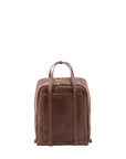 Zaino unisex in vera pelle Made in Italy 100% cotone 4592-TESTA DI MORO Alessia Firenze