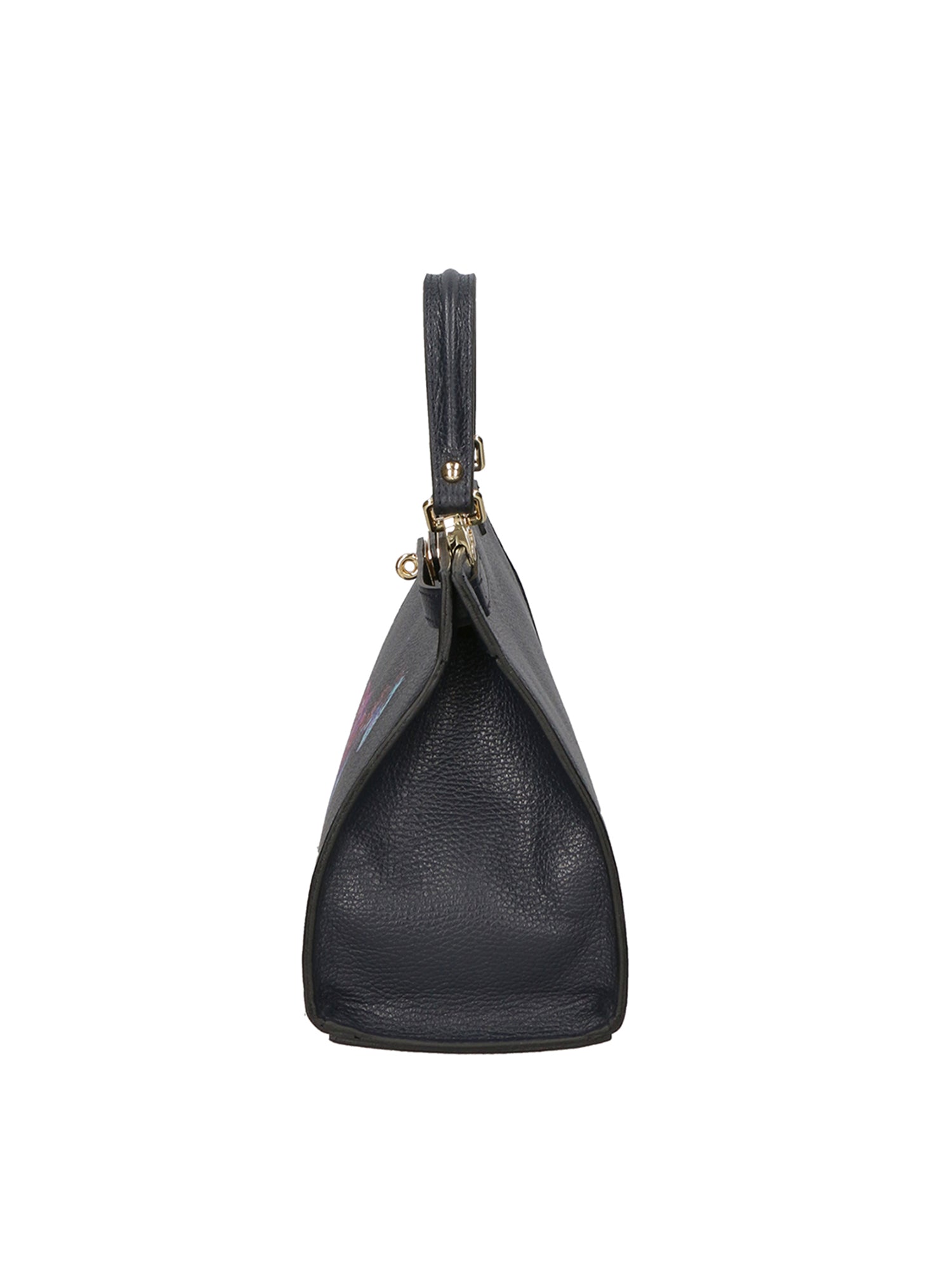 Nina Borsa a mano da donna 100% pelle 04263-D26 BLU SCURO DARK BLUE Chiara Ferretti