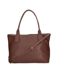 Lorena Borsa a spalla da donna Vera pelle 06506-D223 cioccolato Chiara Ferretti