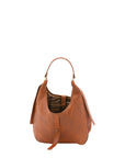 Borsa a spalla da donna 100% vera pelle 4607-MIELE Alessia Firenze