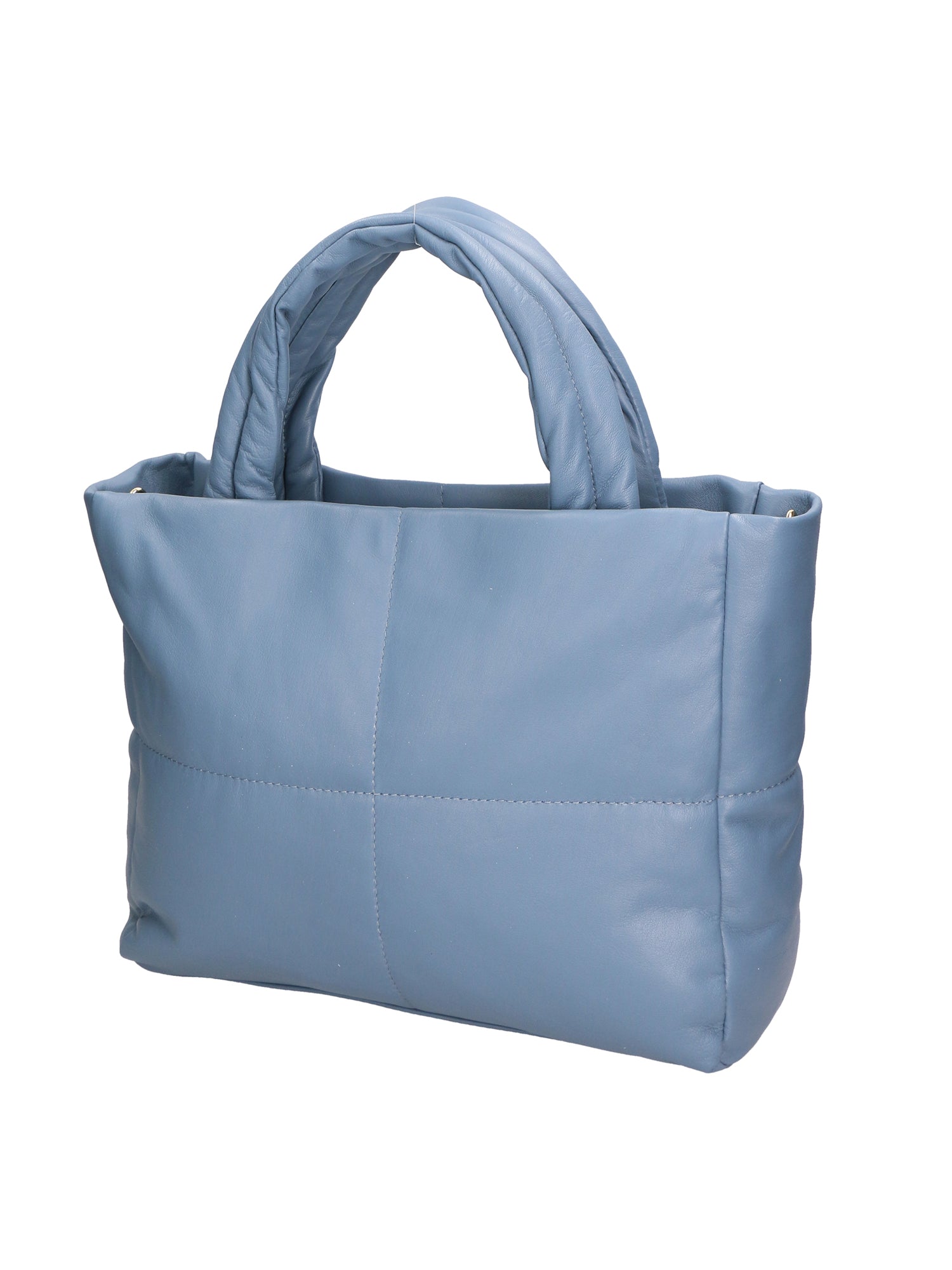 Violetta Borsa a mano da donna Vera Pelle 06473-S41 CELESTE SCURO Chiara Ferretti