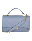 Vita Borsa a spalla da donna Vera pelle 06879-S41 CELESTE SCURO Chiara Ferretti