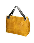 Emilia Borsa a spalla da donna Vera pelle 80059-008 GIALLO Chiara Ferretti