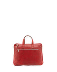 Borsa a mano unisex in vera pelle 100% cotone 4453-ROSSO Alessia Firenze