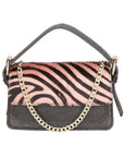 Aleide Borsa a mano da donna Vera pelle 04858-ZEBRA ROSA Chiara Ferretti