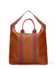 Varese Borsa a mano da donna Vera pelle 689746-D17 CUOIO SCURO - VERDE Chiara Ferretti