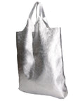 Argenta Borsa a spalla da donna Pelle laminata 05358-L001 ARGENTO Chiara Ferretti