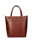 Flaminia Borsa a mano da donna Vera pelle 9115-MARRONE BROWN Chiara Ferretti