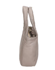 Virna Damenhandtasche aus echtem Leder, hergestellt in Italien, 17 x 24 x 8 cm
