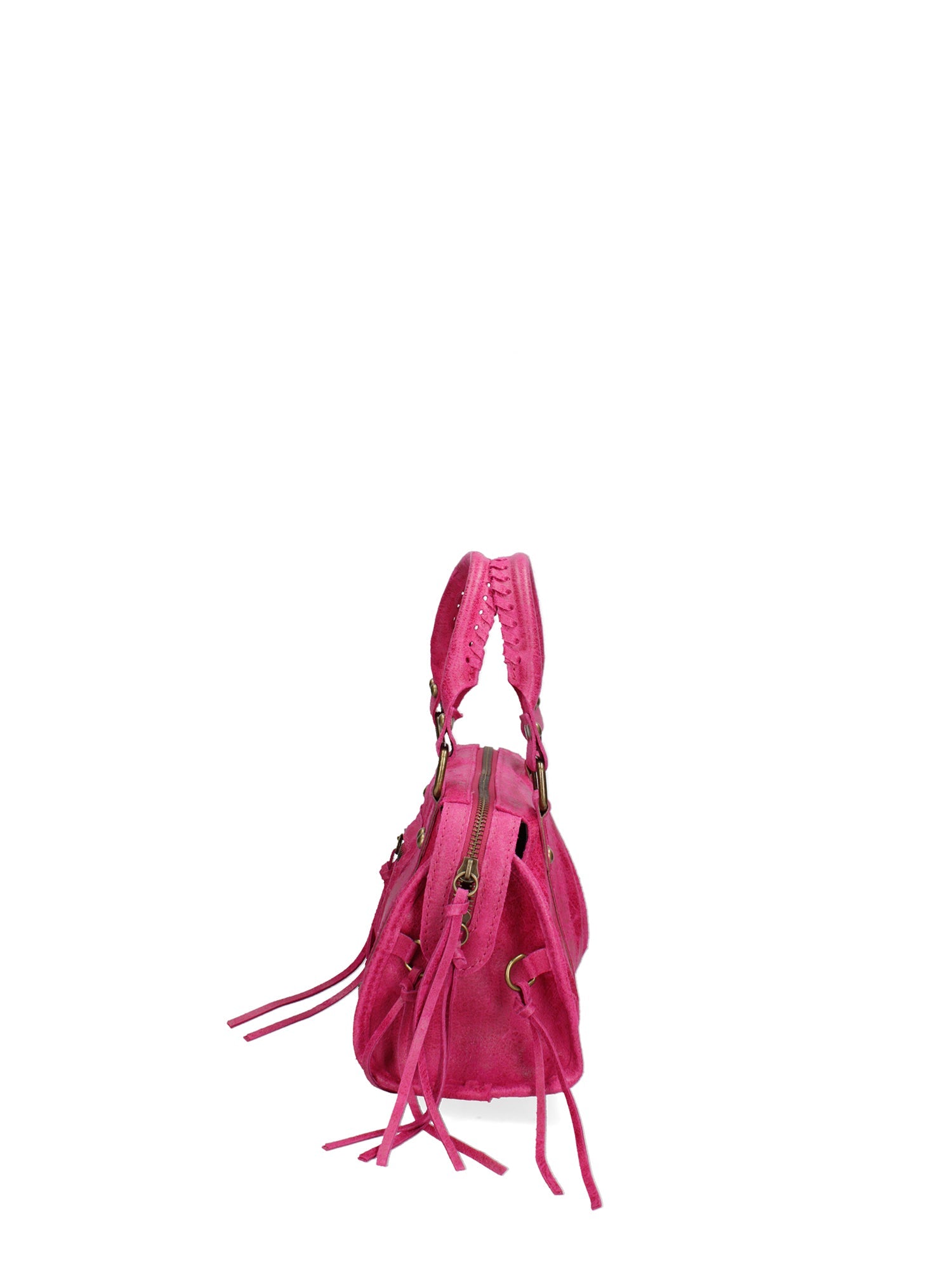 Erisia Borsa a spalla da donna Vera pelle 06091-016 FUXIA Chiara Ferretti