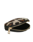 Rachele Pochette donna vera pelle Zip 02535-LEOPARDO TAUPE Chiara Ferretti