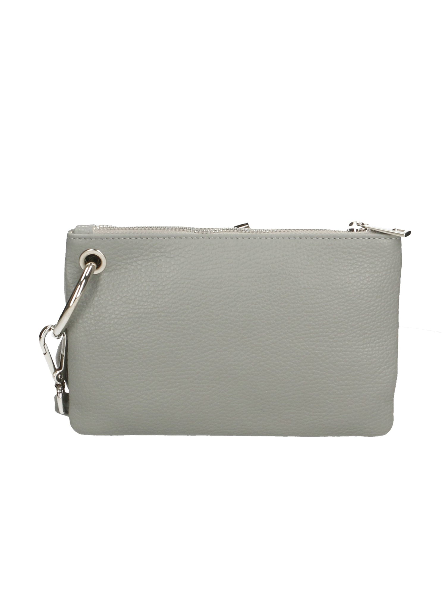 Luna Borsa a tracolla da donna Vera pelle 189034-GRIGIO+ARGENTO Chiara Ferretti