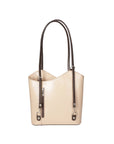 Fabiola Borsa a spalla da donna 100% pelle 9039-TAUPE TMORO Chiara Ferretti