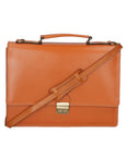 Ivo Unisex-Arbeitstasche aus echtem Leder, hergestellt in Italien, 28 x 37,5 x 9 cm