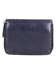 Nohemi Portafoglio donna vera pelle Zip 524072-BLU DARK BLUE Chiara Ferretti