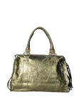 Novara Borsa a spalla da donna Vera pelle 06090 LM-L007 VERDE Chiara Ferretti