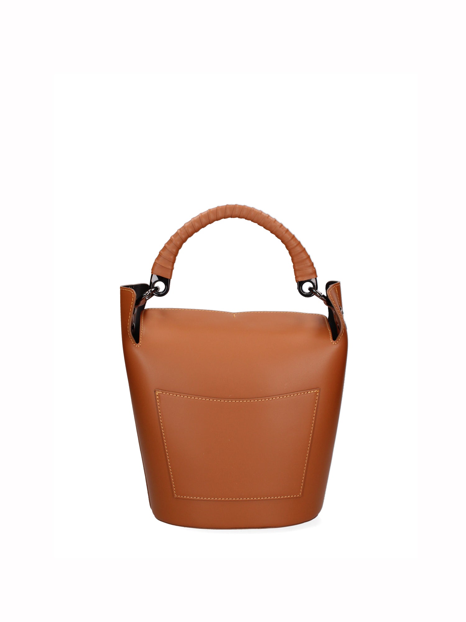 Seraphina Plus Borsa a secchiello da donna Vera pelle 6549-CUOIO Chiara Ferretti