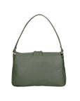 Jasmine Borsa a spalla da donna Vera pelle 06496-214 VERDE SCURO Chiara Ferretti