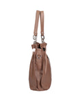 Ereba Borsa a mano da donna Made in Italy 100% pelle 3305-S40 TAUPE Chiara Ferretti