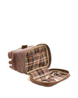Pochette unisex in vera pelle Made in Italy 4424-TESTA DI MORO Alessia Firenze