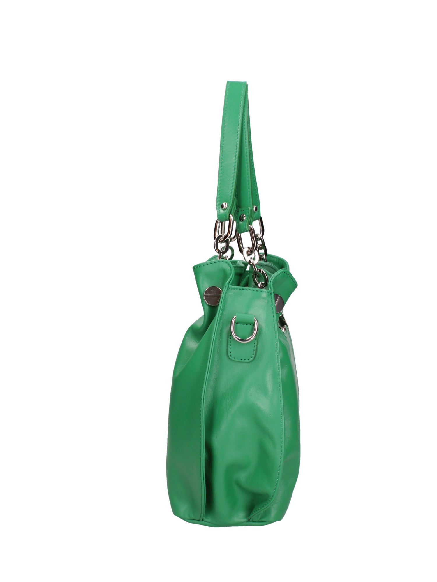 Ereba Borsa a mano da donna Made in Italy 100% pelle 3305-S47 VERDE MELA Chiara Ferretti
