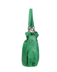 Ereba Borsa a mano da donna Made in Italy 100% pelle 3305-S47 VERDE MELA Chiara Ferretti