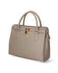 Dorotea Borsa a mano da donna 100% pelle 80040-D11 TAUPE SCURO DARK TAUPE Chiara Ferretti