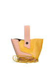 Ombretta Borsa a mano da donna Vera pelle 00643-C68+C36 ROSA PINK+SENAPE MUSTARD Chiara Ferretti