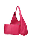 Ginger Borsa a spalla da donna Vera pelle 05788-D02 FUXIA Chiara Ferretti