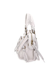 Erisia Borsa a spalla da donna Vera pelle 06091-BIANCO Chiara Ferretti