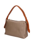 Vivienne Borsa a spalla da donna Vera pelle 06674-D40 TAUPE +D17 CUOIO Chiara Ferretti