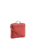 Borsa a mano unisex in vera pelle Made in Italy 4542-ROSSO Alessia Firenze