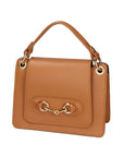 Greta Borsa a mano da donna Vera pelle 05896-C44 CUOIO Chiara Ferretti