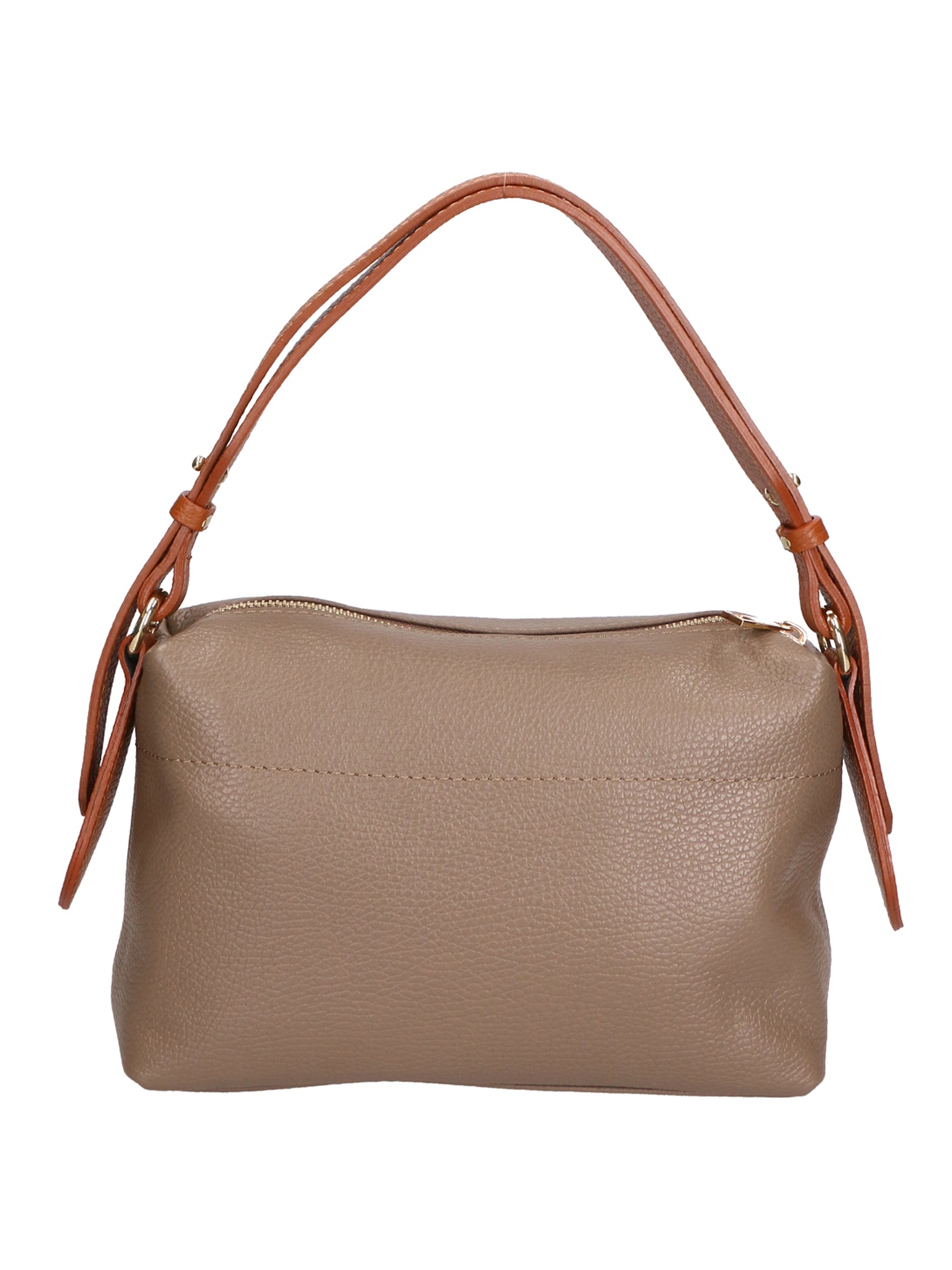 Vivienne Borsa a spalla da donna Vera pelle 06674-D40 TAUPE +D17 CUOIO Chiara Ferretti
