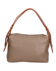 Vivienne Borsa a spalla da donna Vera pelle 06674-D40 TAUPE +D17 CUOIO Chiara Ferretti