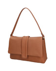 Jasmine Borsa a spalla da donna Vera pelle 06496-S17 CUOIO SCURO Chiara Ferretti