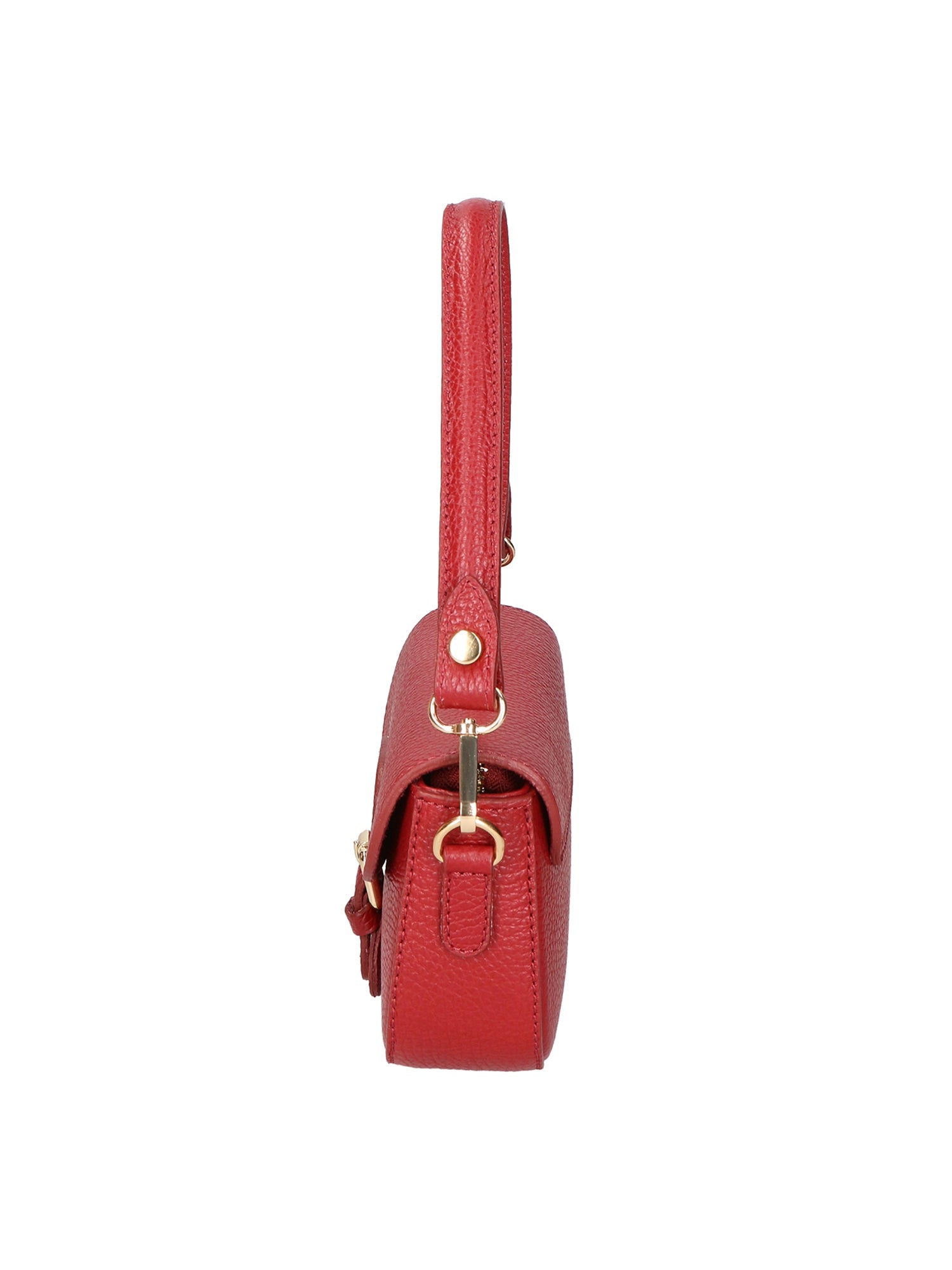 Viktoria Borsa a spalla da donna Vera pelle 06526-D10 ROSSO SCURO Chiara Ferretti