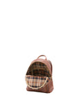 Zaino unisex in vera pelle 100% cotone 4460-MARRONE Alessia Firenze