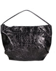 Vanda Damen-Schultertasche aus echtem Leder, hergestellt in Italien, 30 x 40 x 5 cm