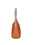 Vladimira Borsa a spalla da donna Vera pelle 06675-D17 CUOIO + D40 TAUPE Chiara Ferretti
