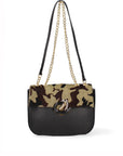 Cortona Borsa a spalla donna Vera pelle 560094-VERDE MILITARE Chiara Ferretti