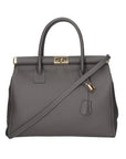 Aleria Borsa a mano da donna Vera pelle 8005-D27 CENERE Chiara Ferretti