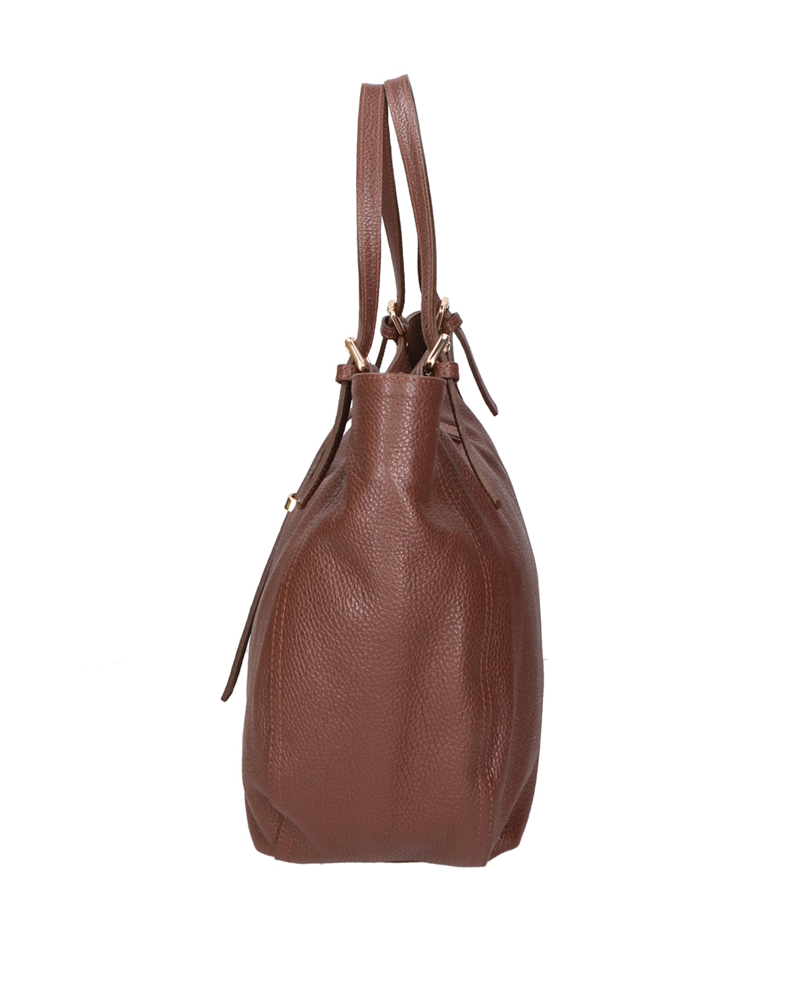 Sirma Borsa a mano da donna Vera pelle 06518-D223 CIOCCOLATO Chiara Ferretti