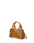 Erisia Borsa a spalla da donna Vera pelle 06091-031 CUOIO SCURO Chiara Ferretti