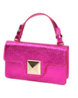 Hellen Borsa a mano da donna Vera pelle 06010-L023 FUXIA Chiara Ferretti