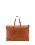 Borsa da viaggio unisex in vera pelle 100% cotone 4066-MIELE Alessia Firenze