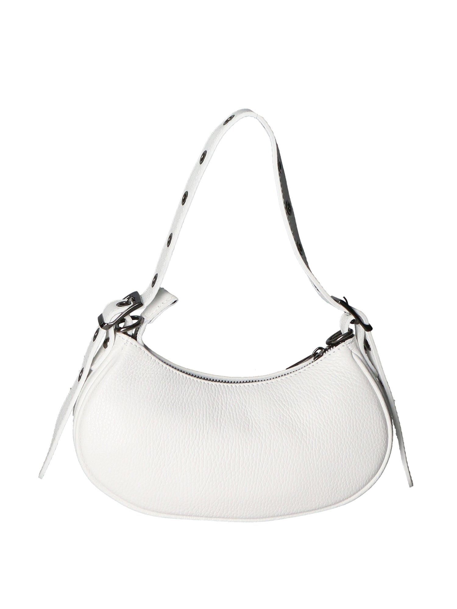 Galatea Borsa a spalla da donna Vera pelle 05708-BIANCO WHITE Chiara Ferretti
