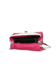 Ramona Borsa a mano da donna Vera pelle 192280-FUXIA + BIANCO Chiara Ferretti