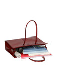 Eugenia Women's Handbag in Genuine Leather Made in Italy 29x40x10 cm